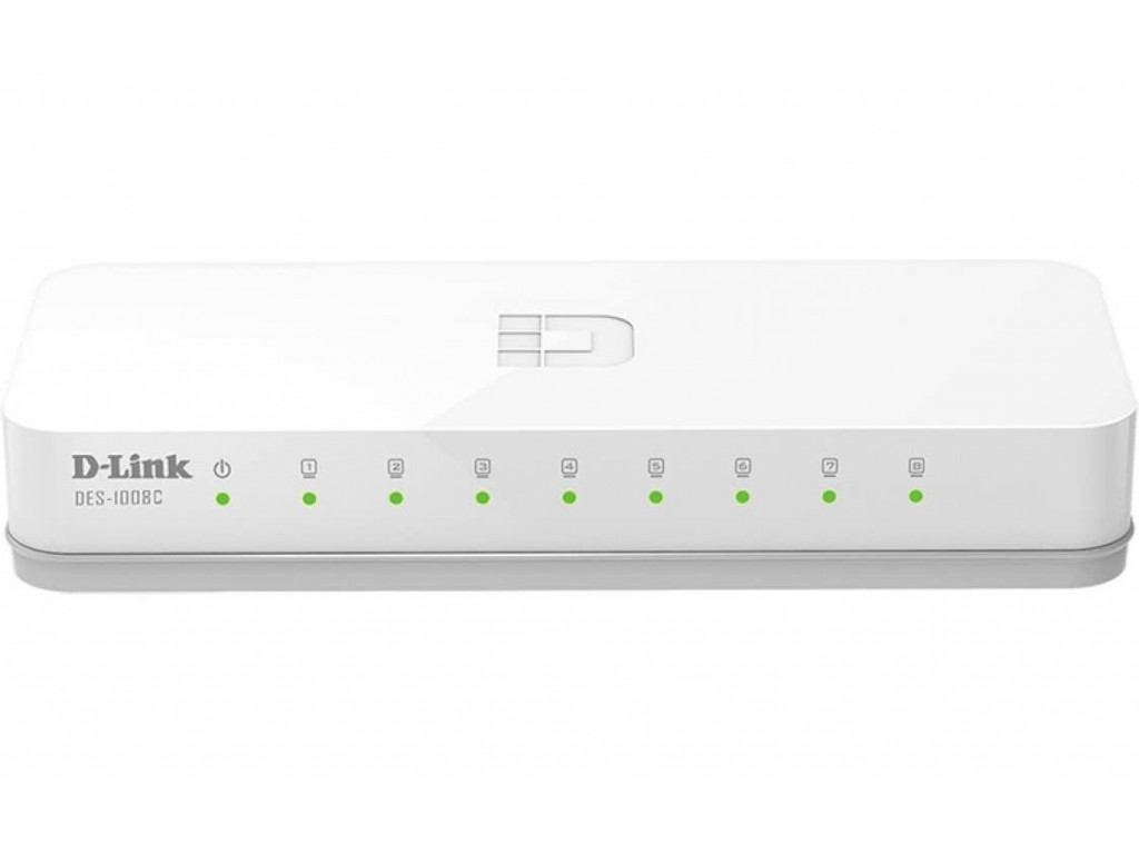 Коммутатор D-link DES-1008C купить по низкой цене в Украине | Интернет ...