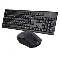 Клавиатура и мышь беспроводной A4Tech 3000N Black USB