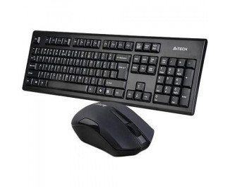 Клавиатура и мышь беспроводной A4Tech 3000N Black USB