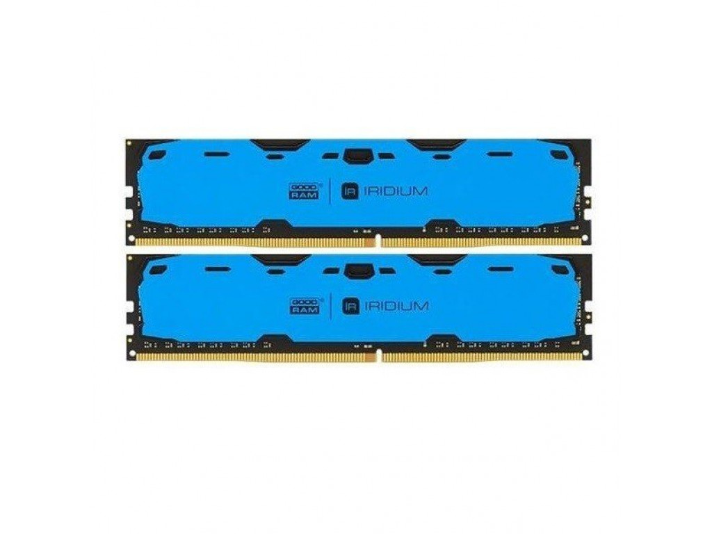 Оперативная память DDR4 8 Gb (2400 MHz) (Kit 4 Gb x 2) GOODRAM Iridium ...