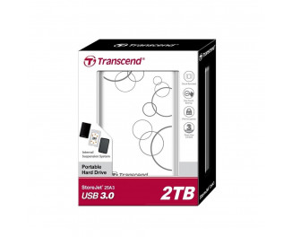 Внешний жесткий диск 2 TB Transcend StoreJet 25A3 (TS2TSJ25A3W)