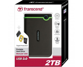 Внешний жесткий диск 2 TB Transcend StoreJet 25M3 (TS2TSJ25M3S)
