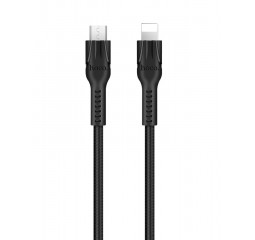 Кабель Lightning > USB Type-С  hoco U31 Benay 1.2m /black