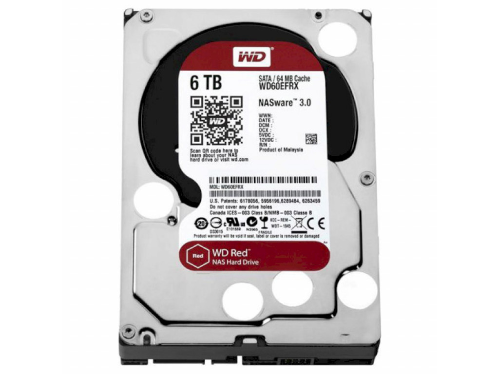 Жесткий диск 6 TB WD Red (WD60EFAX)