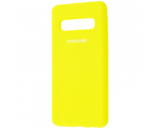 Чехол для смартфона Samsung Galaxy S10+  Silicone Cover /yellow