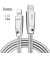 Кабель Lightning > USB Type-C  hoco U9 Quick Charging 1.2m Silver