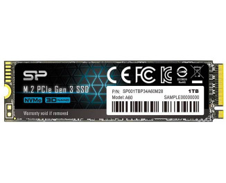 SSD накопитель 1 TB Silicon Power P34A60 (SP001TBP34A60M28)
