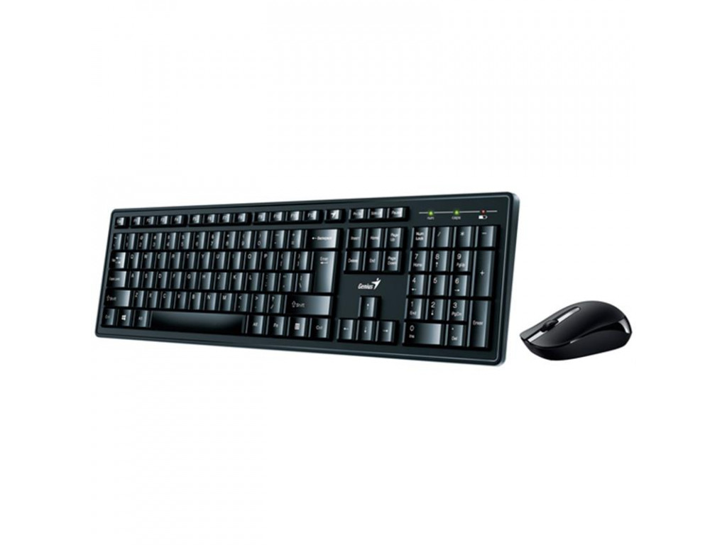 Клавиатура и мышь беспроводная Genius Smart KM-8200 WL Black Ukr купить ...