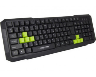 Клавиатура Esperanza EGK102 USB Green (EGK102GUA)