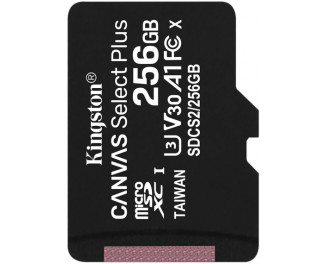 Карта памяти microSD 256Gb Kingston Canvas Select Plus C10 UHS-I (SDCS2/256GBSP)