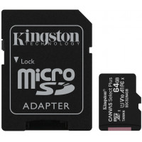 Карта памяти microSD 2x64Gb Kingston Class 10 Canvas Select Plus (SDCS2/64GB-2P1A)