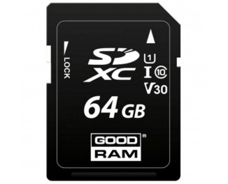 Карта памяти SD 64Gb GOODRAM calss 10 UHS-I (S1A0-0640R12)