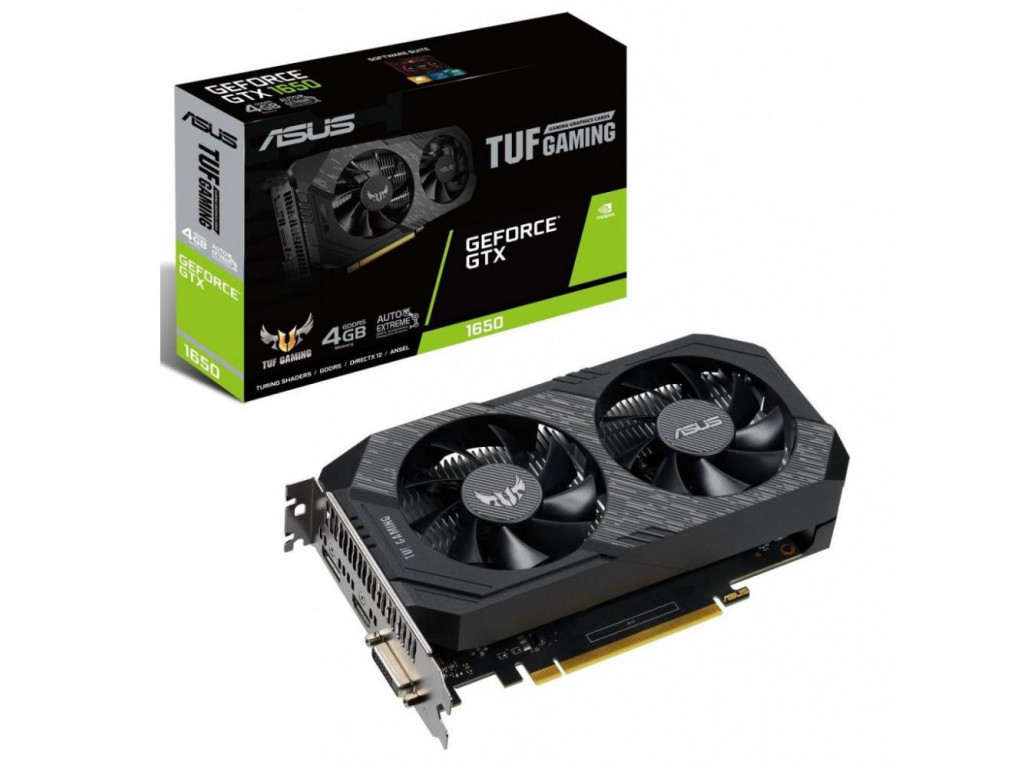 Видеокарта ASUS GeForce GTX 1650 OC Edition 4GB (TUF-GTX1650-O4GD6-GAMING)