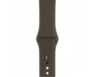 Силиконовый ремешок для Apple Watch 38/40 mm Sport Band 3pcs Dark Olive
