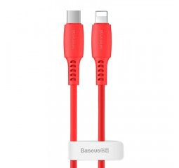 Кабель Lightning > USB Type-C  Baseus Colorful 18W 1.2m Red