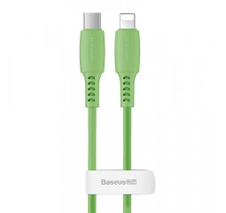 Кабель Lightning > USB Type-C  Baseus Colorful 18W 1.2m Green