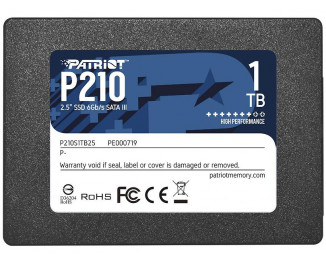 SSD накопитель 1 TB Patriot P210 (P210S1TB25)
