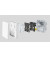 Умный настенный выключатель Aqara Wall Light Switch D1 (Line-Neutral Double-Button) (QBKG24LM, AK046CNW01)
