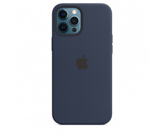 Чехол для Apple iPhone 12 Pro Max  Apple Silicone Case with MagSafe Deep Navy (MHLD3)