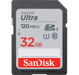 Карта памяти SD 32Gb SanDisk Ultra Class 10 (SDSDUN4-032G-GN6IN)