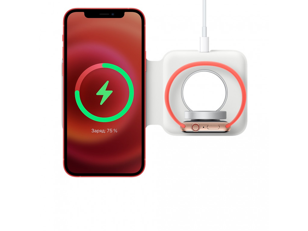 Беспроводное зарядное устройство Apple MagSafe Duo Charger (MHXF3 ...