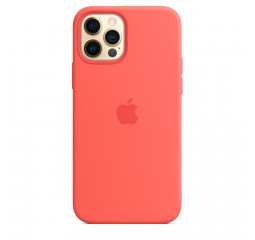 Чехол для Apple iPhone 12 Pro Max  Silicone Case with MagSafe Pink Citrus