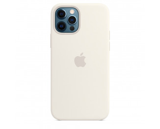Чехол для Apple iPhone 12 Pro Max  Silicone Case with MagSafe White