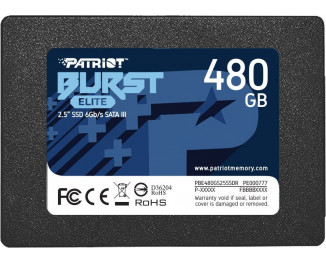 SSD накопитель 480Gb Patriot Burst Elite (PBE480GS25SSDR)