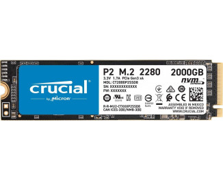 SSD накопитель 2 TB Crucial P2 (CT2000P2SSD8)