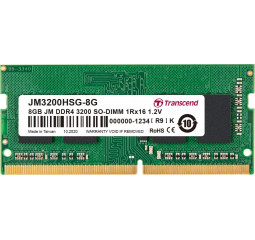 Память для ноутбука SO-DIMM DDR4 8 Gb (3200 MHz) Transcend JetRam (JM3200HSG-8G)
