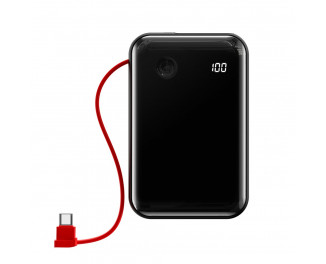 Портативный аккумулятор Baseus Mini S Digital Display 3A 10000mAh (with Type-C cable) (PPXF-A01) Black