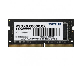 Память для ноутбука SO-DIMM DDR4 4 Gb (2666 MHz) Patriot Signature Line (PSD44G266682S)