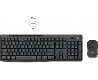 Клавиатура и мышь беспроводная Logitech MK295 Combo Black USB (920-009807)