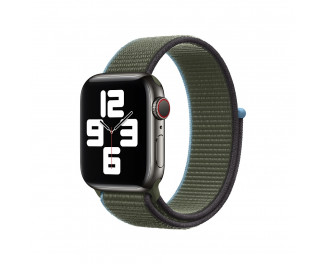 Нейлоновый ремешок для Apple Watch 38/40/41 mm Apple Sport Loop Inverness Green (MYA12)