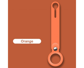 Брелок-подвеска для Apple AirTag  Silicone Loop Orange