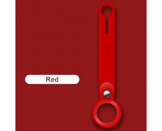 Брелок-подвеска для Apple AirTag  Silicone Loop Red