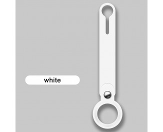 Брелок-подвеска для Apple AirTag  Silicone Loop White