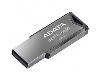 Флешка USB 3.1 64Gb ADATA UV350 Silver (AUV350-64G-RBK)