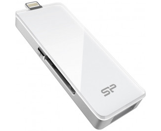 Флешка USB Type-A /Lightning 64Gb SiliconPower xDrive Z30 (SP064GBLU3Z30V1W)