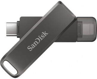 Флешка USB Type-C /Lightning 256Gb SanDisk iXpand Drive Luxe (SDIX70N-256G-GN6NE)