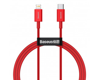 Кабель Lightning > USB Type-C  Baseus Superior Series PD 20W 1.0m (CATLYS-A09) Red