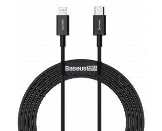 Кабель Lightning > USB Type-C  Baseus Superior Series PD 20W 2.0m (CATLYS-C01) Black