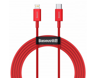 Кабель Lightning > USB Type-C  Baseus Superior Series PD 20W 2.0m (CATLYS-C09) Red