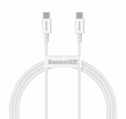 Кабель USB Type-C > USB Type-C  Baseus Superior Series 100W 1.0m (CATYS-B02) White