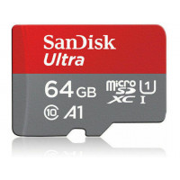 Карта памяти microSD 64Gb SanDisk Ultra class 10 UHS-I A1 (SDSQUA4-064G-GN6MN)