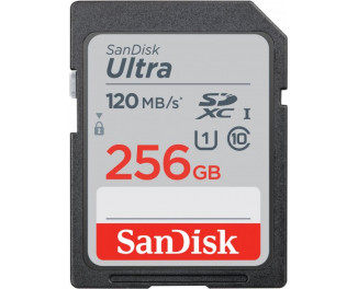 Карта памяти SD 256Gb SanDisk Ultra UHS-1 class 10 (SDSDUN4-256G-GN6IN)