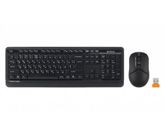 Клавиатура и мышь беспроводная A4Tech FG1012 Black USB