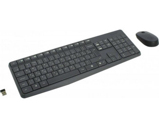 Клавиатура и мышь беспроводная Logitech MK235 Grey USB (920-007931)