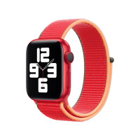 Нейлоновый ремешок для Apple Watch 42/44/45 mm Apple Sport Loop (PRODUCT)RED (MJG33)