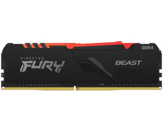 Оперативная память DDR4 16 Gb (3200 MHz) Kingston Fury Beast RGB (KF432C16BBA/16)